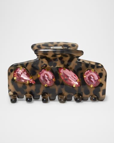 Lele Sadoughi Mini Crystal Claw Clip
