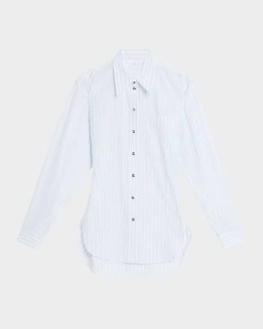 Rabanne Striped Button-Down Shirt