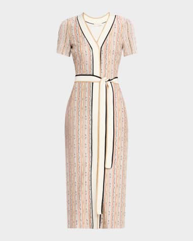 Ramy Brook Ronda Sequined Knit Midi Dress