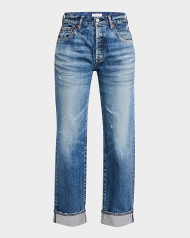 MOUSSY VINTAGE Aquebogue Straight Cuffed Jeans