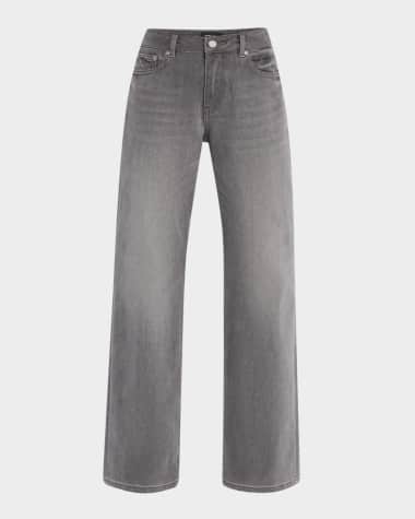 PURPLE Slim Straight Back Cutout Jeans