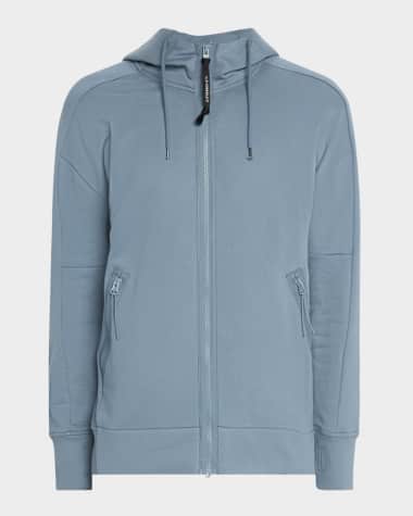 C.P. Company Men's Goggle Hooded Fleece Zip Sweatshirt