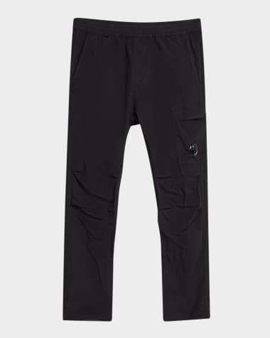 C.P. Company Men's Flatt Nylon Regular Cargo Pants