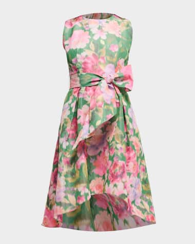 Shoshanna Keegan Sleeveless Floral-Print Dress