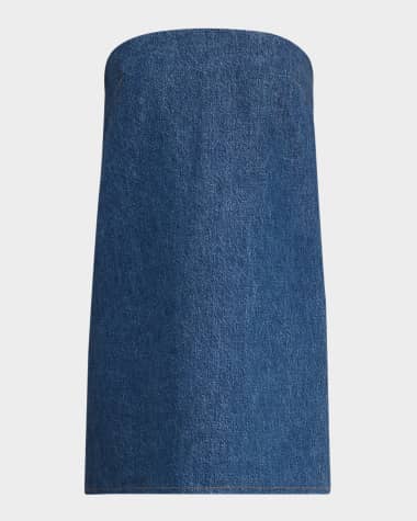 FRAME The Strapless Mini Dress