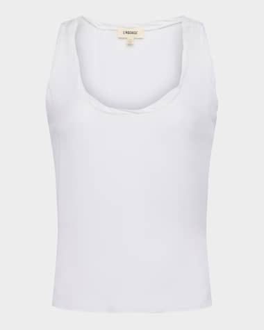 L'Agence Trixi Twisted Band Tank Top