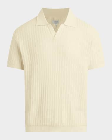 Joe's Jeans Men's Textured Polo Sweater