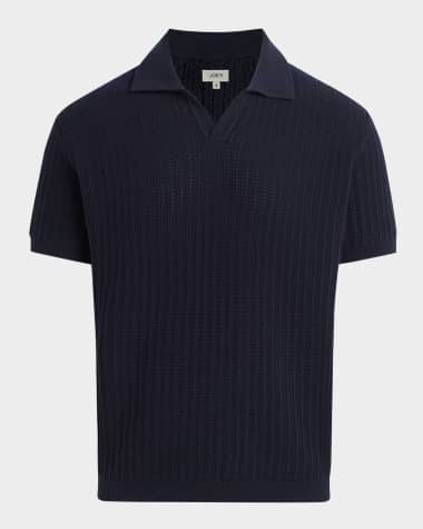 Joe's Jeans Men's Textured Polo Sweater