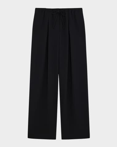 Theory Pleated Casual Drawstring Pants