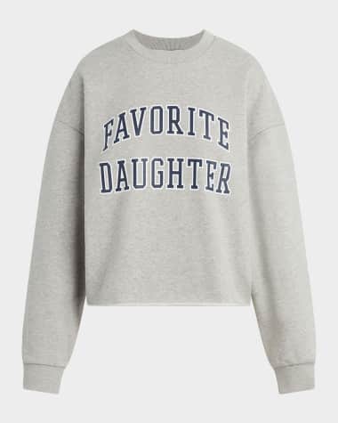 Favorite Daughter Cropped Collegiate Sweatshirt