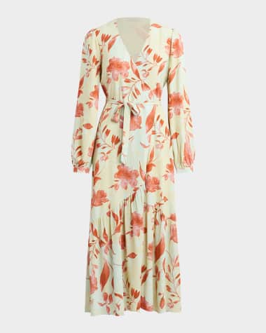 Favorite Daughter The Lady Like Wrap Midi Dress