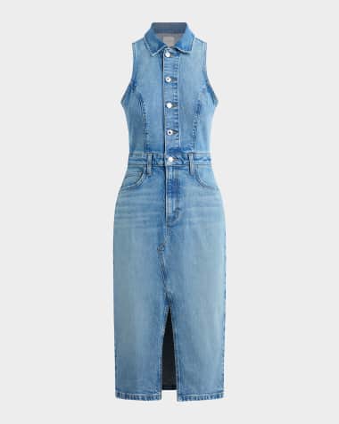 Favorite Daughter The Halter City Denim Dress