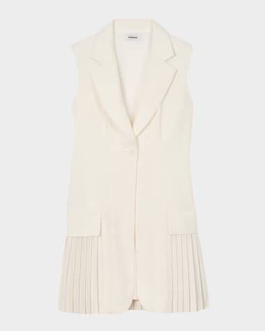 Sandro Carine Sleeveless Suit Jacket Dress