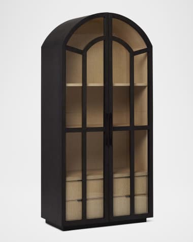 Interlude Home Claudine Glass Door Cabinet