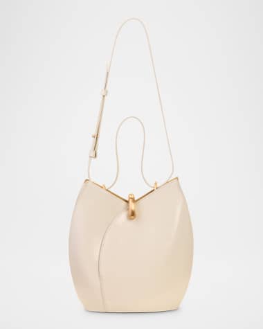Cult Gaia Giada Ring Leather Shoulder Bag