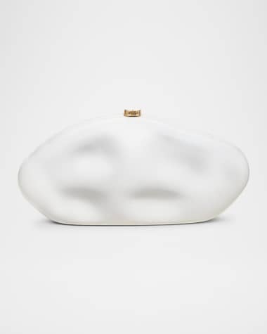 Cult Gaia The Caldera Leather Clutch Bag