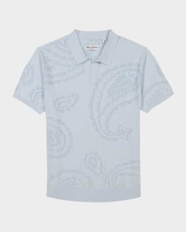 Robert Graham Men's Holbrook Paisley Jacquard Polo Sweater