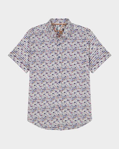 Robert Graham Men's Board Bash Short-Sleeve Shirt