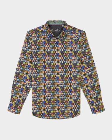 Robert Graham Men's Highroller Poker Chip Sport Shirt