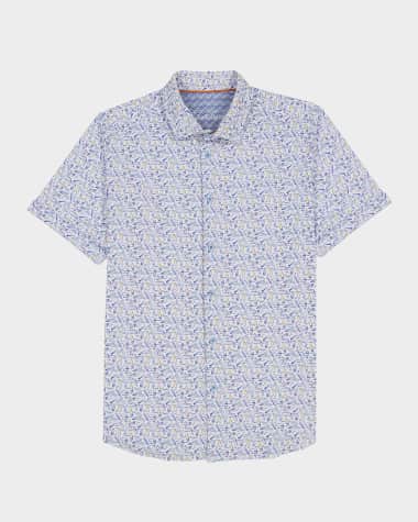 Robert Graham Men's Riptide Short-Sleeve Shirt