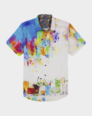Robert Graham Men's Sardinia Short-Sleeve Shirt