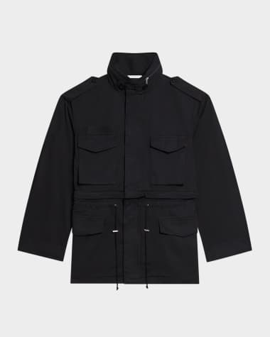 Helmut Lang Men's Field Jacket with Stowaway Hood