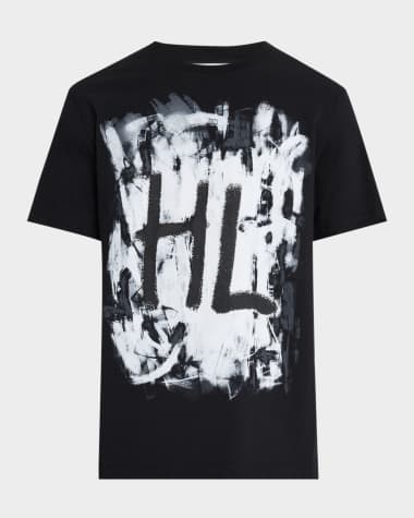 Helmut Lang Men's Scribble Logo T-Shirt