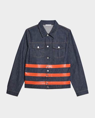 Helmut Lang Men's 3-Zip Trucker Jacket