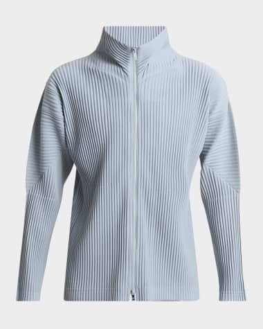 Homme Plisse Issey Miyake Men's Pleated Track Jacket