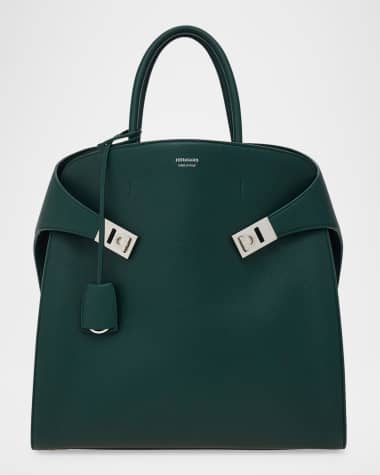 Ferragamo Men's Hug Leather Tote Bag