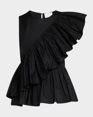 Cinq a Sept Ricki Ruffle Top