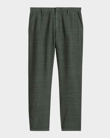 John Varvatos Men's Flint Linen-Blend Flare Pants