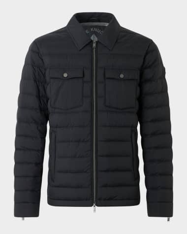 Moose Knuckles Men's Ashton Quilted Down Overshirt