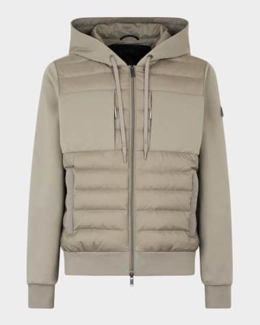 Moose Knuckles Men's Air Down Garnier Hybrid Hoodie