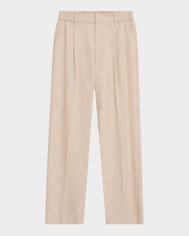 SIMKHAI Men's Pleated Pull-On Pants