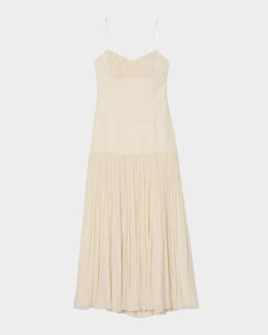 Sandro Adoree Drop-Waist Maxi Dress