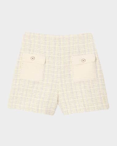 Sandro Mimo Decorative Tweed Shorts