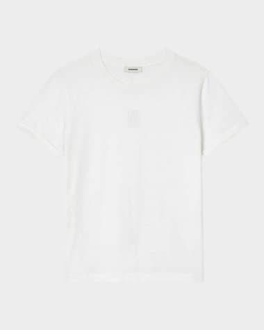 Sandro Ezra Cutout Logo T-Shirt