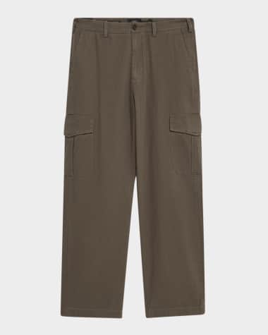 Vince Men's Cotton-Linen Cargo Pants