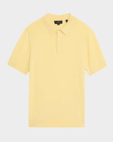 Vince Men's Wool-Cashmere Polo Shirt