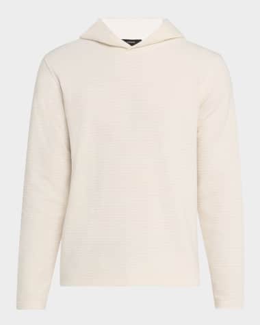 Vince Men's Double-Face Textured Hoodie