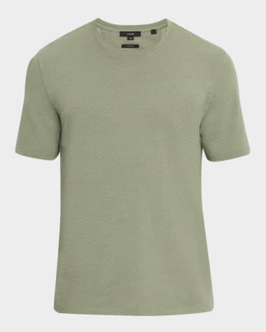 Vince Men's Birdseye Jacquard Pima Cotton T-Shirt