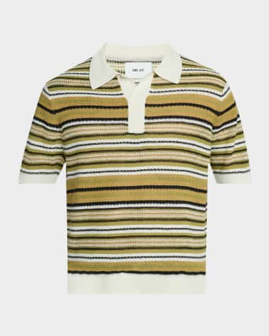 NN.07 Men's Noam Linen Polo Shirt