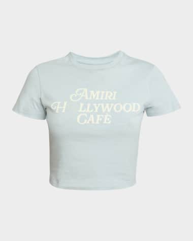 Amiri Amiri Hollywood Cafe Crop Baby T-Shirt