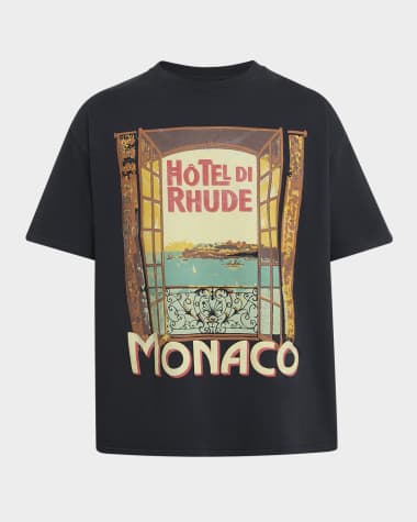 Rhude Men's Hotel di Monaco T-Shirt