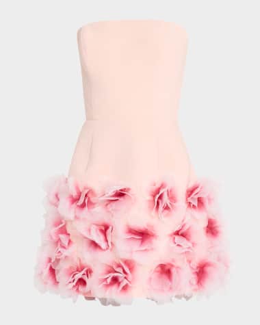 HELSI Holly Strapless Rosette Mini Dress