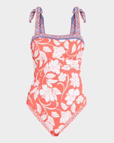 Tommy Bahama Island Cays Fiori One-Piece Swimsuit