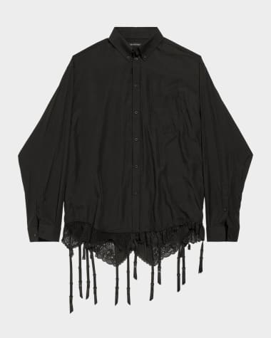Balenciaga Lingerie Button-Down Shirt
