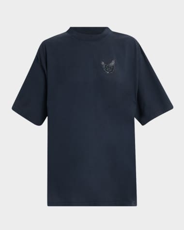 Balenciaga Logo Medium Fit T-Shirt