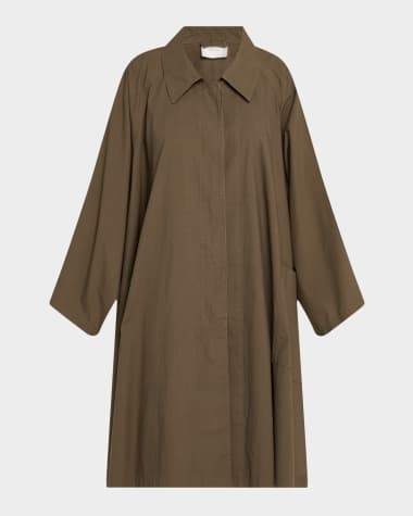 THE ROW Leins Cotton Top Coat